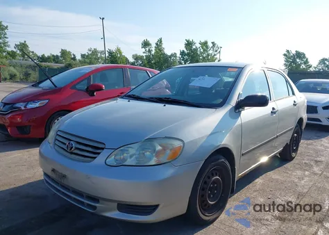 2003 Toyota Corolla Ce/Le/S from USA, damaged, VIN 2T1BR32E43C710036